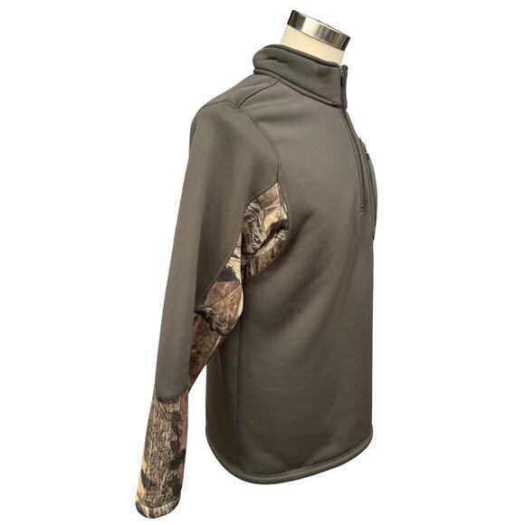 Field & Stream Men’s M Camouflage 1/4-Zip Mock Neck Pullover Jacket - Picture 5 of 10